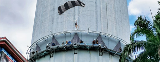 KL Tower Walk 100 protentially deadly to BASE Jumpers